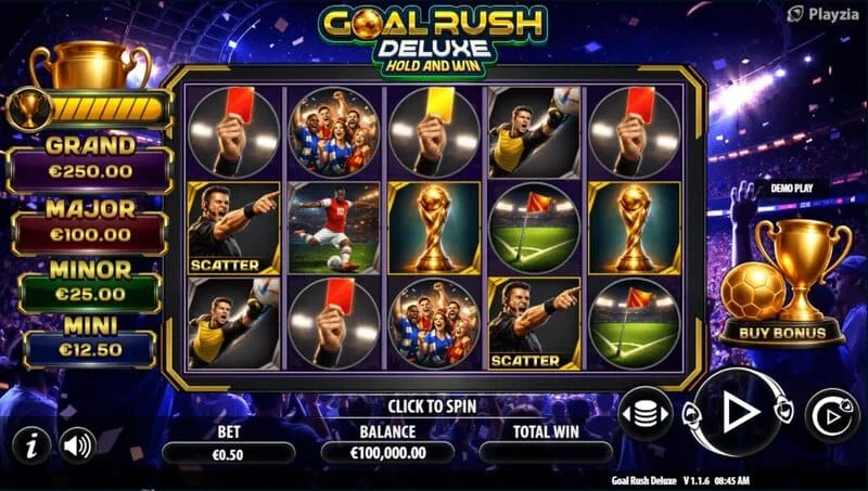 Goal Rush Deluxe игровой экран